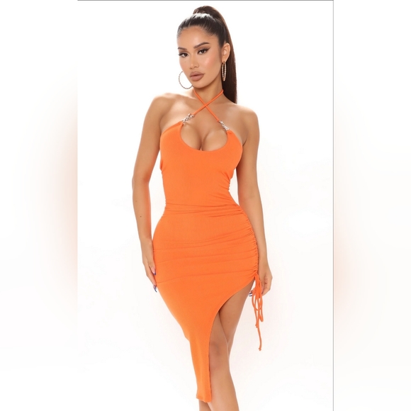 Fashion Nova Kelsea Ribbed Dress - Picture 3 of 6